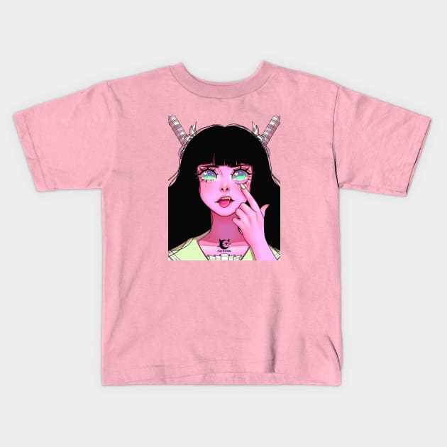 Sirena Kids T-Shirt by Angie Kat Neko